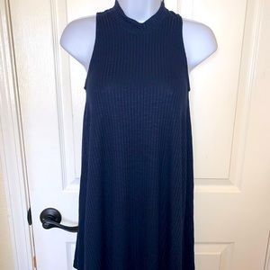 Hollister navy blue swing dress